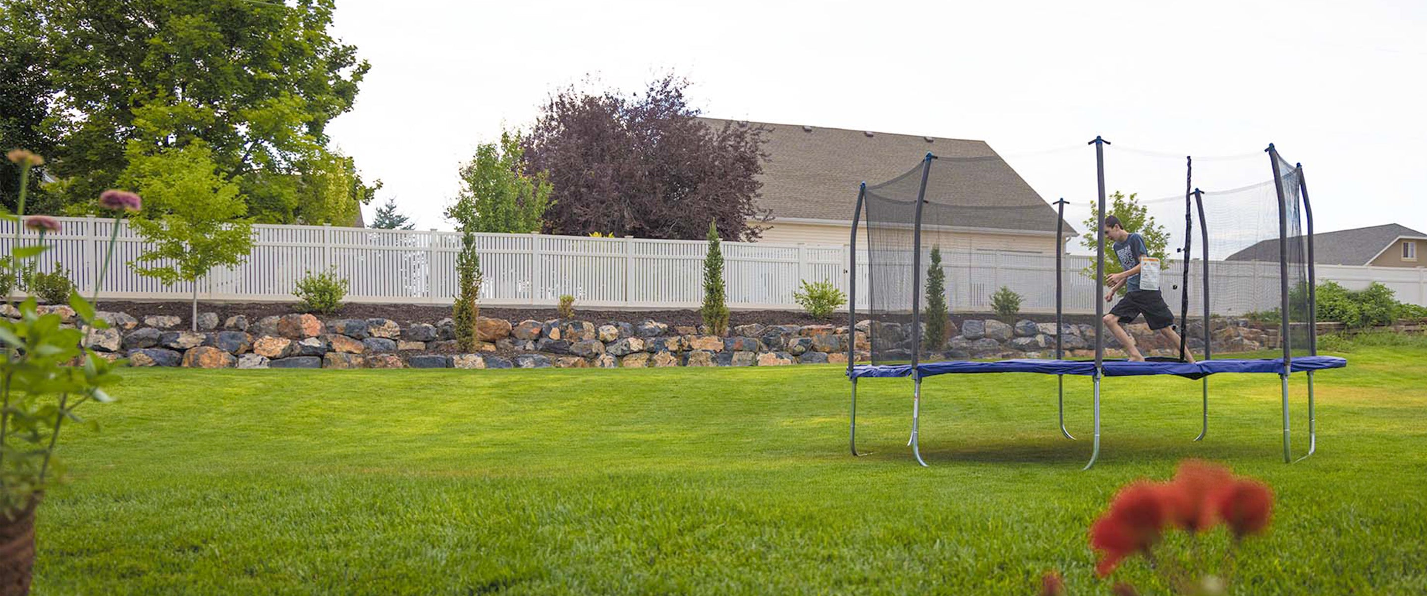 Square Trampolines