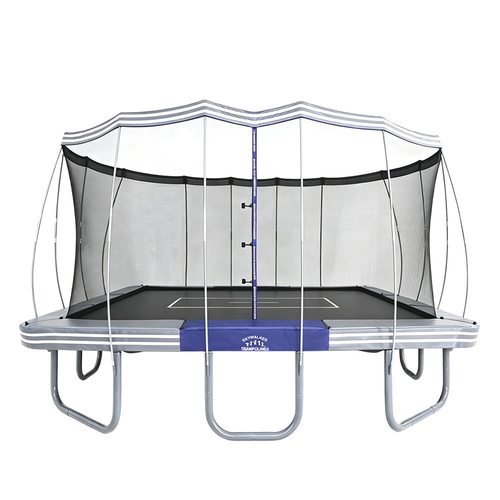 15' Premium Square Trampoline with Enclosure Net