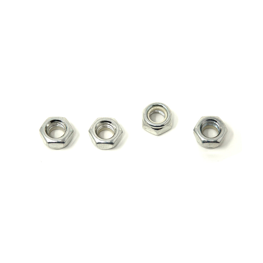 M10 lock nuts are sold in quantity of four.