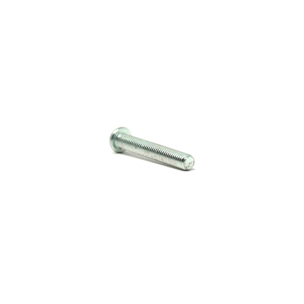 Long M6x40mm sized bolt seen from the back.