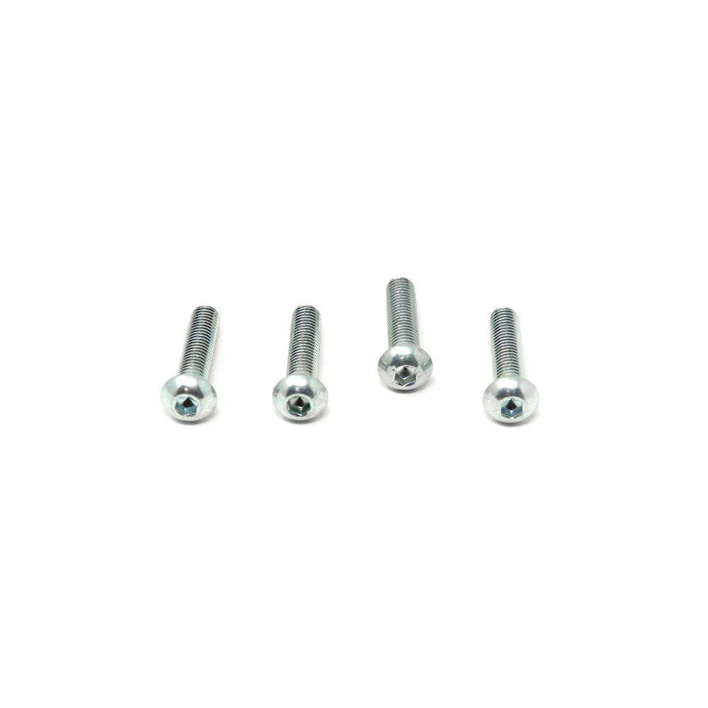 Four M8x35mm button bolts in a row.