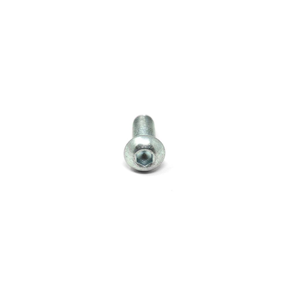 M8x20mm button bolt used for jungle gym assembly.