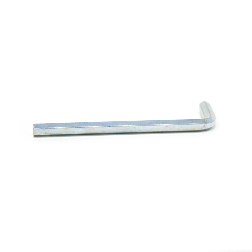 Hex key tool used to tighten locknuts.