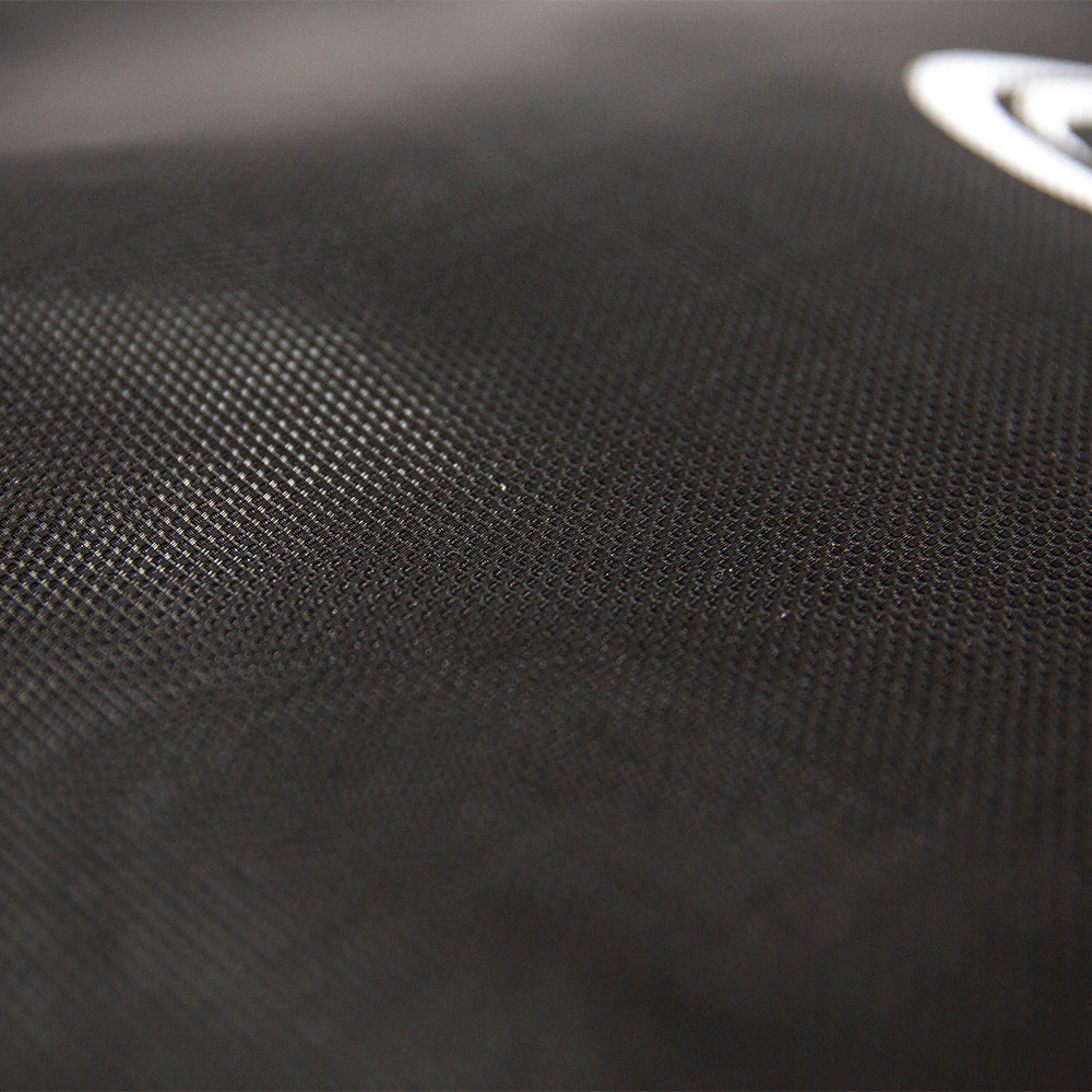 Close-up view of the jump mat's polypropylene material.