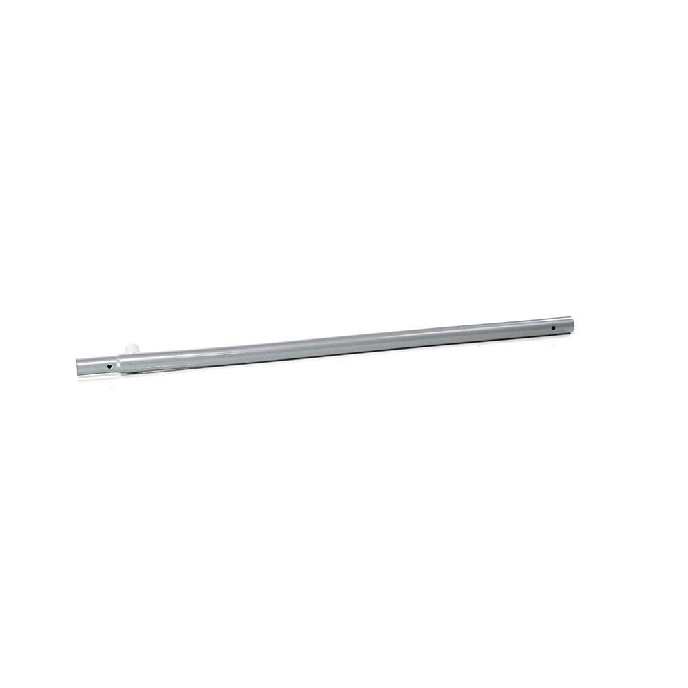 The vertical middle connection tube is made from silver-colored powder-coated steel.