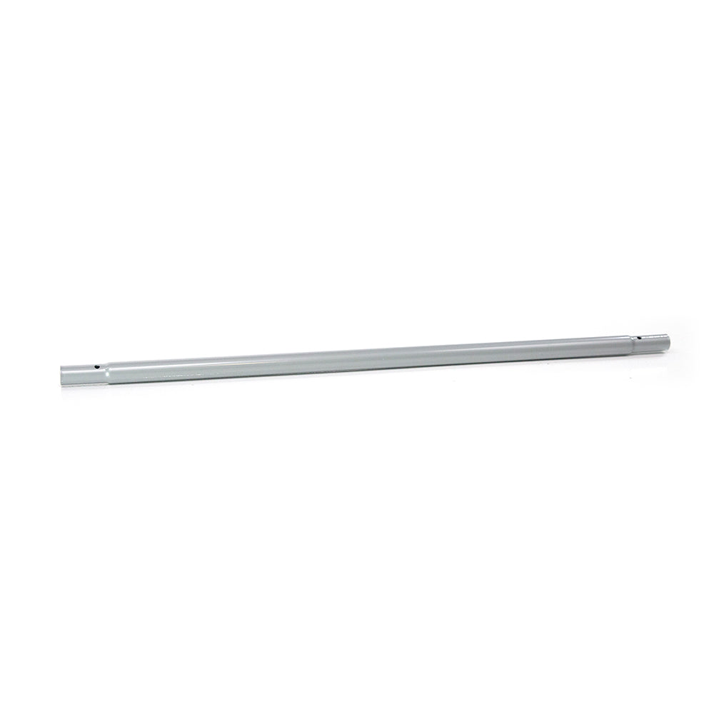 The vertical straight tube has a small screw holes on each end.