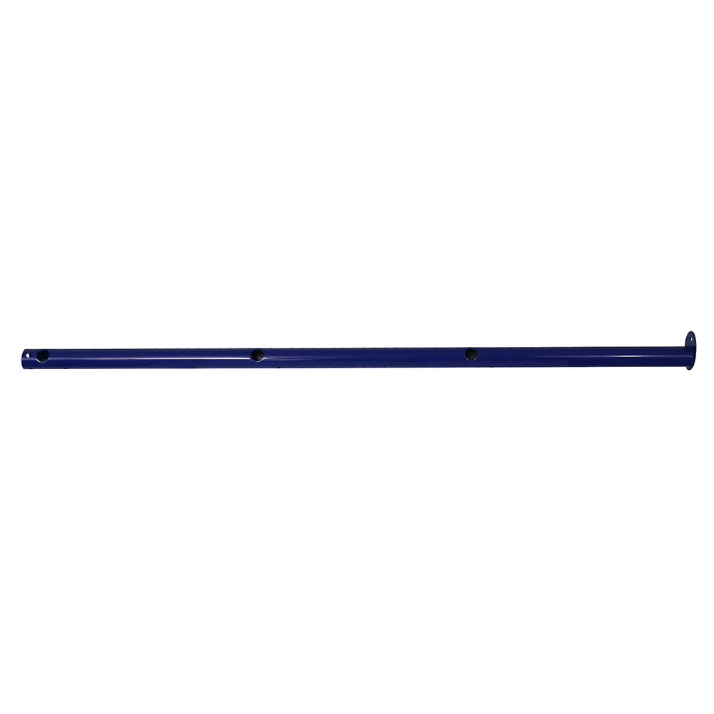 Blue side upright pole.