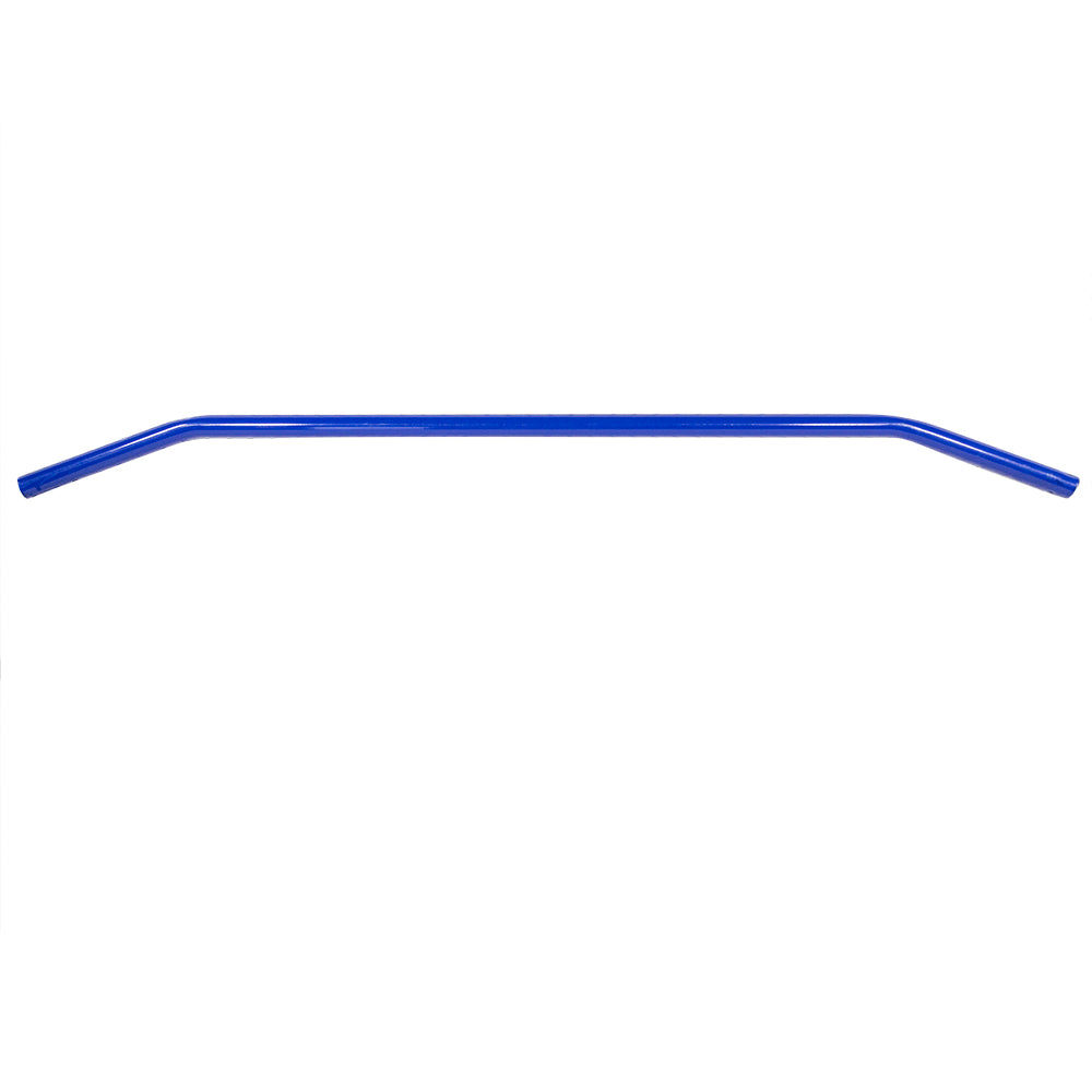 Blue cross bar is bent at the ends.