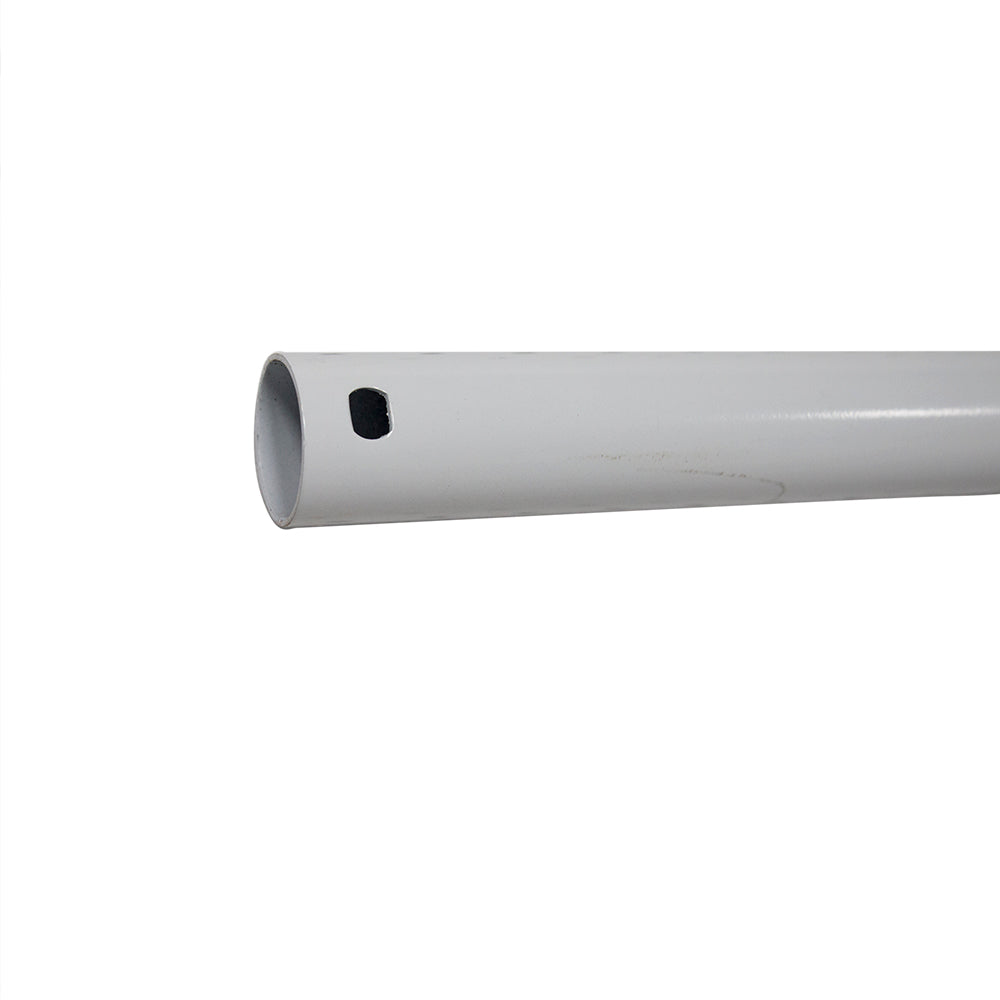 The bottom cross bar has a white powder-coating.