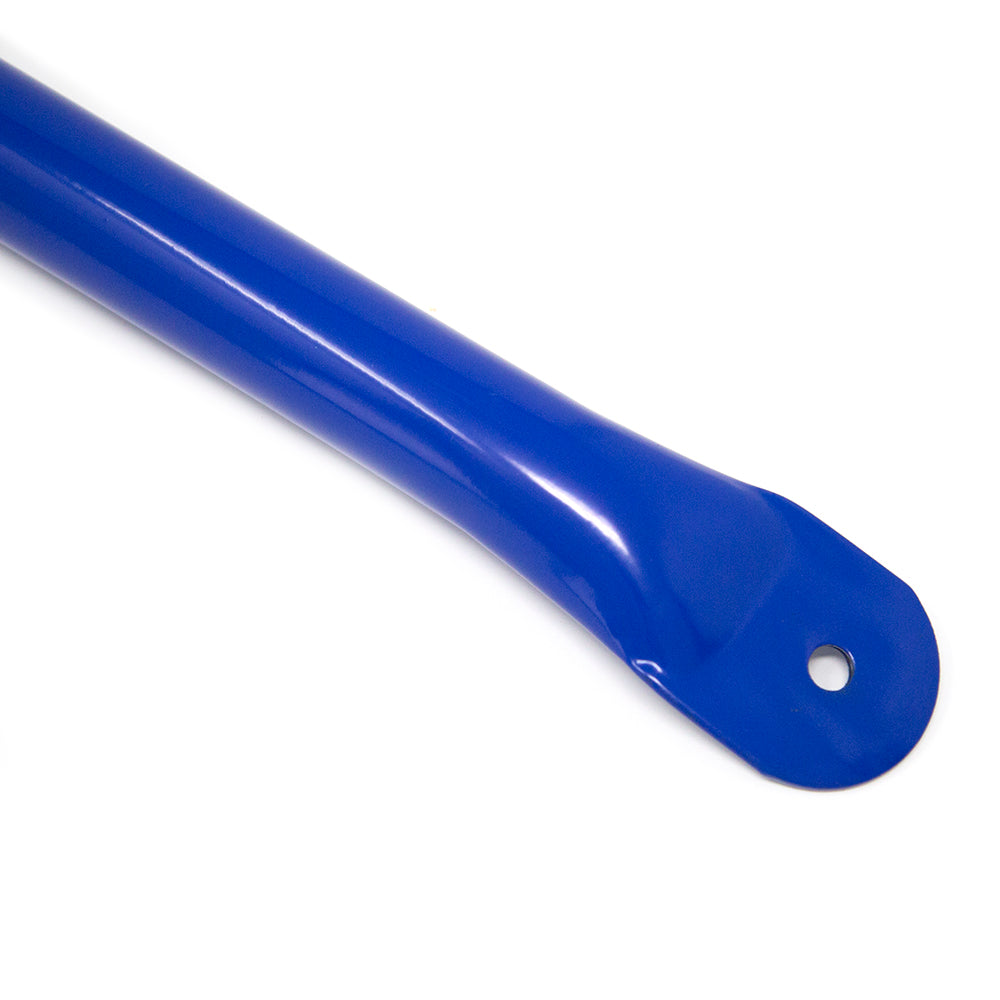 Replacement tube has a flat end with a hole in it.