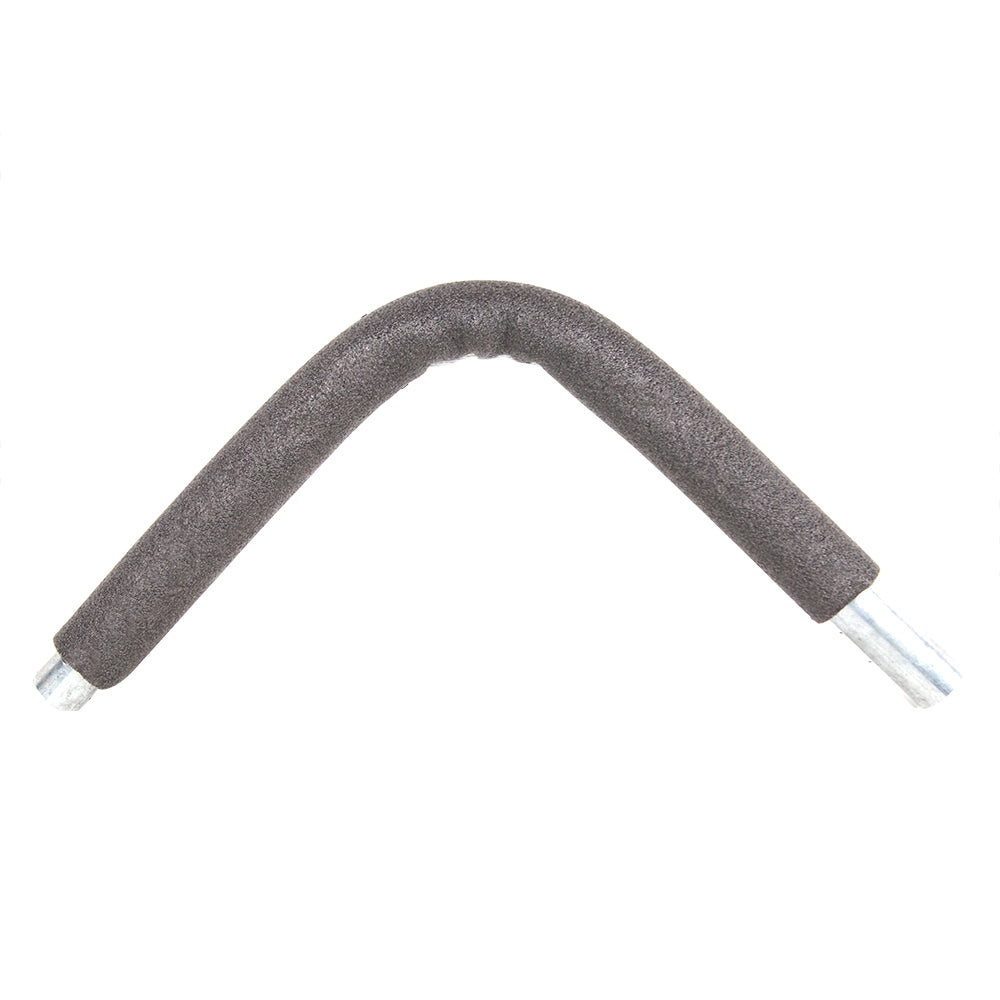 Corner tube is covered with a foam piece.