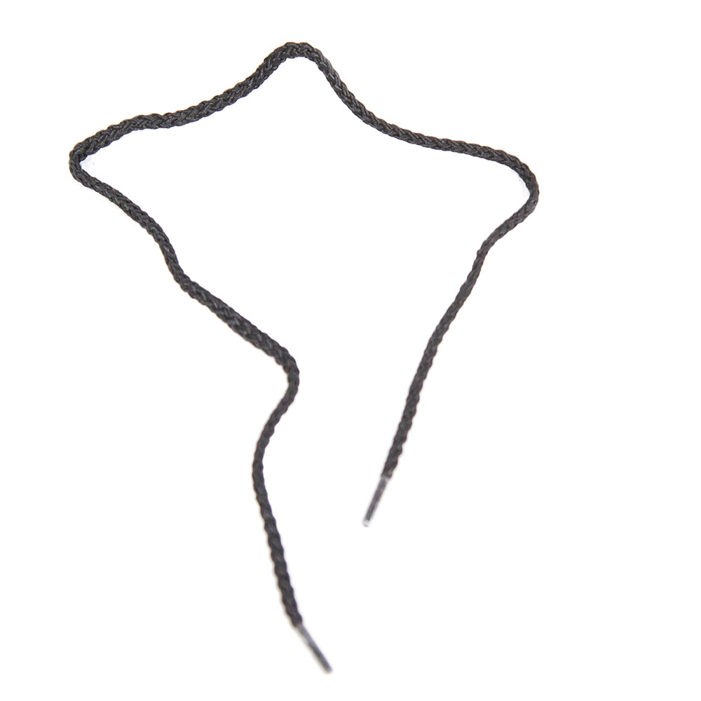 String to help attach basketball hoop to enclosure net.