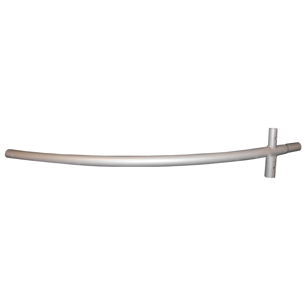 Mini trampoline main frame top tube with socket welded on.
