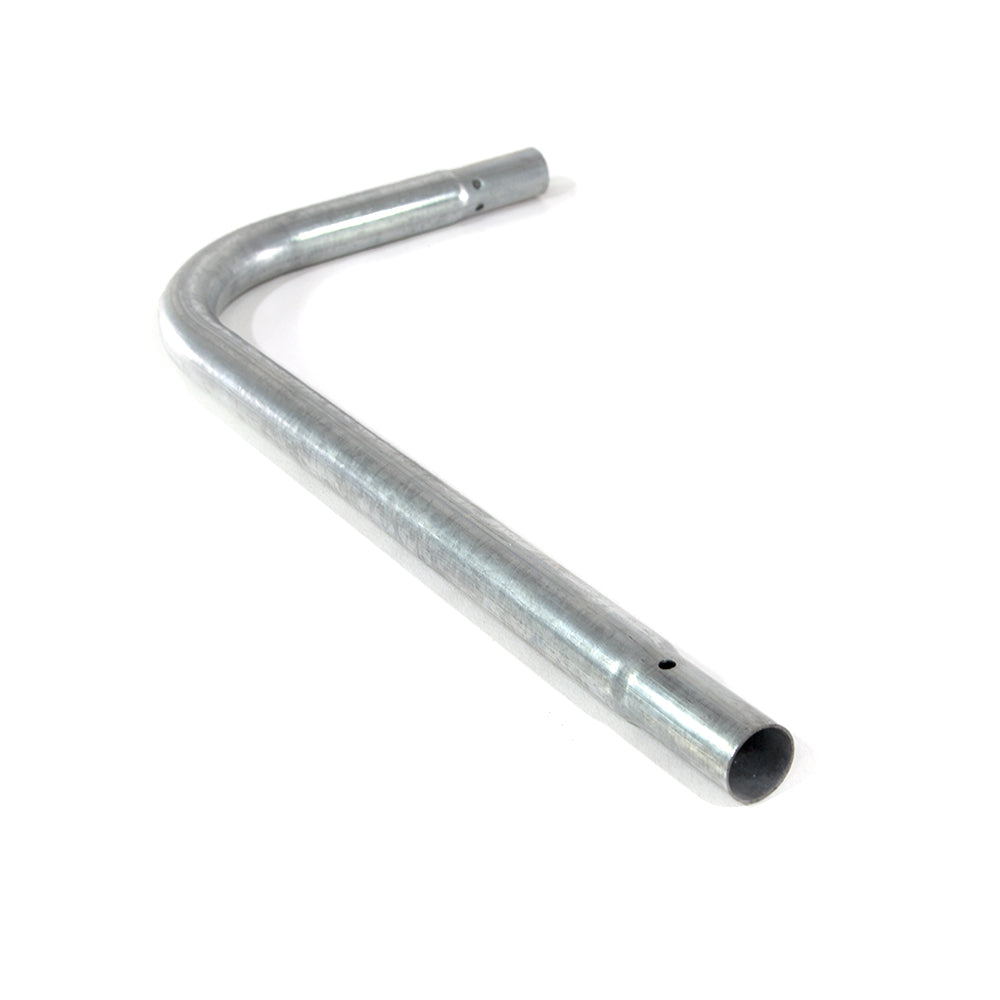 12-foot square trampoline leg is constructed from galvanized steel.