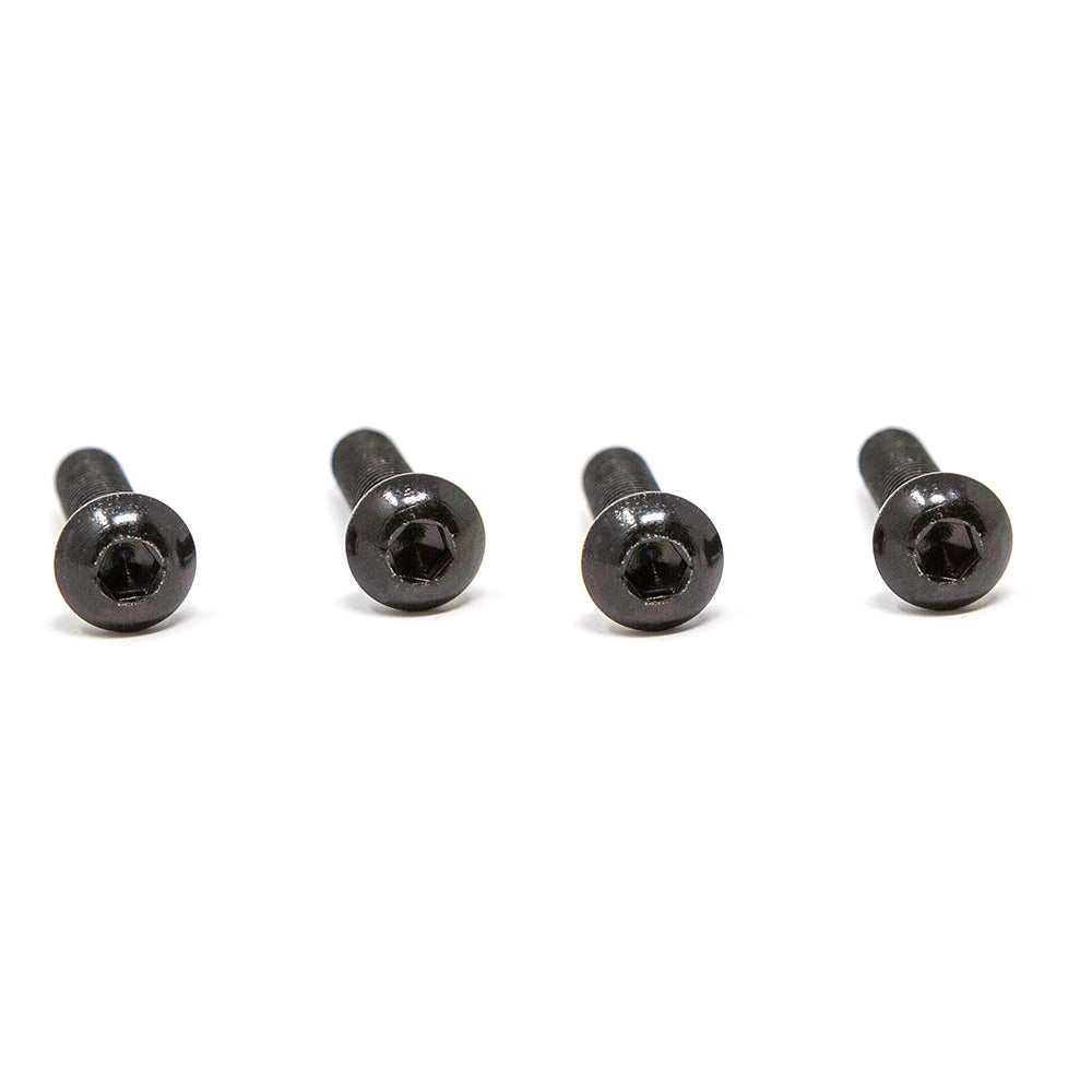Four M8x35mm button bolts facing forward.