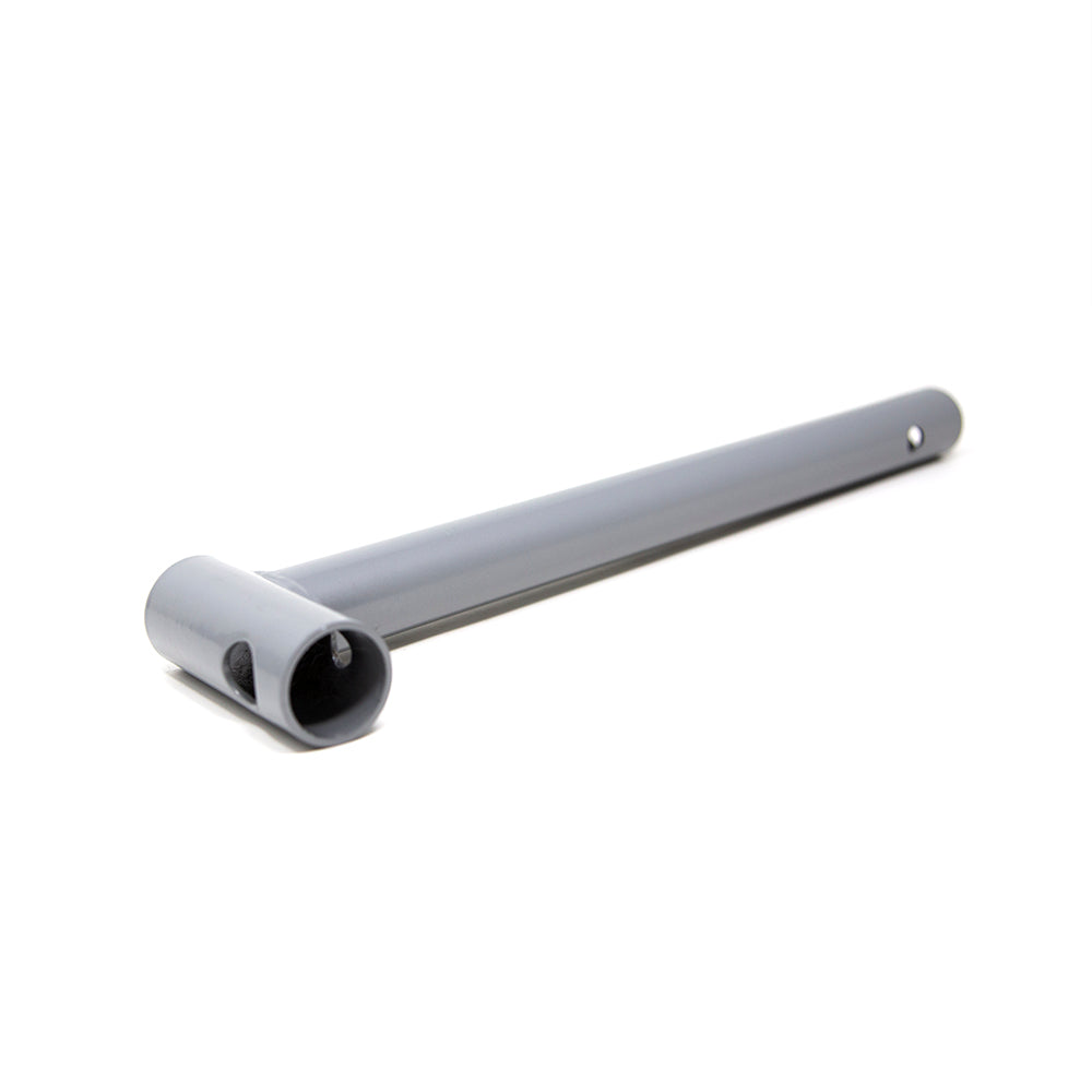 The lower net support frame is made from silver-colored, powder-coated steel.
