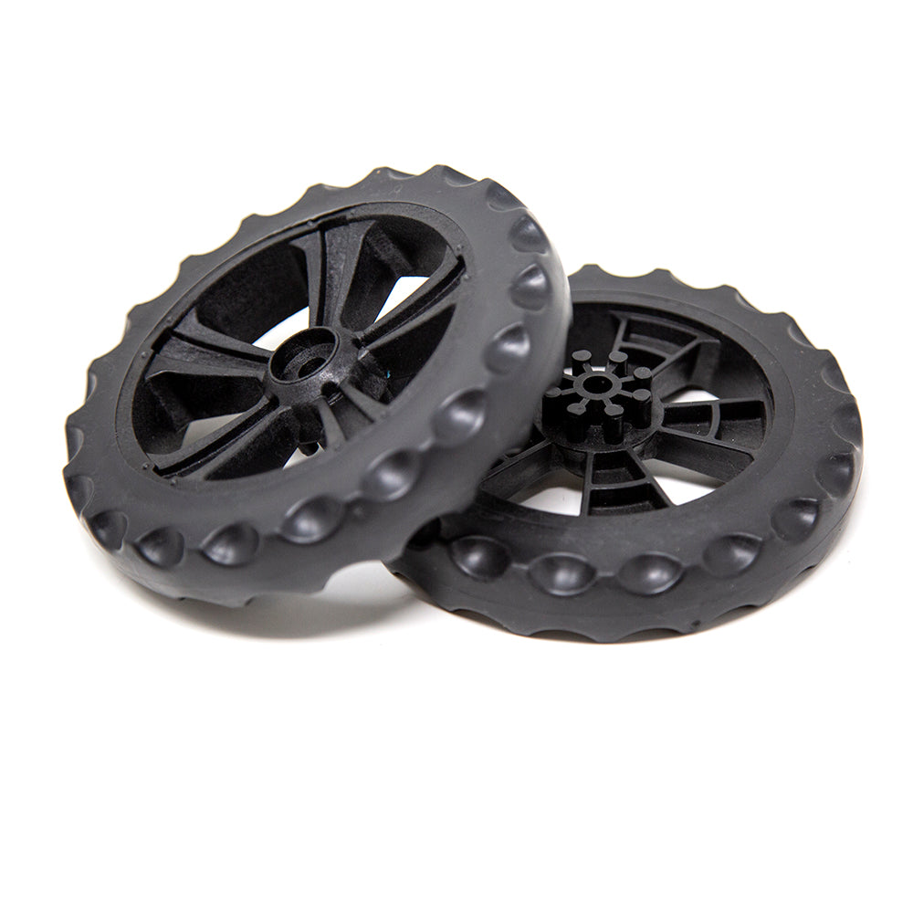 Replacement plastic wheels for the multi-sport cart.