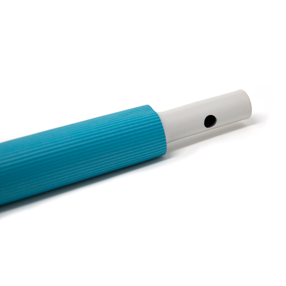 White handle has male connection side.