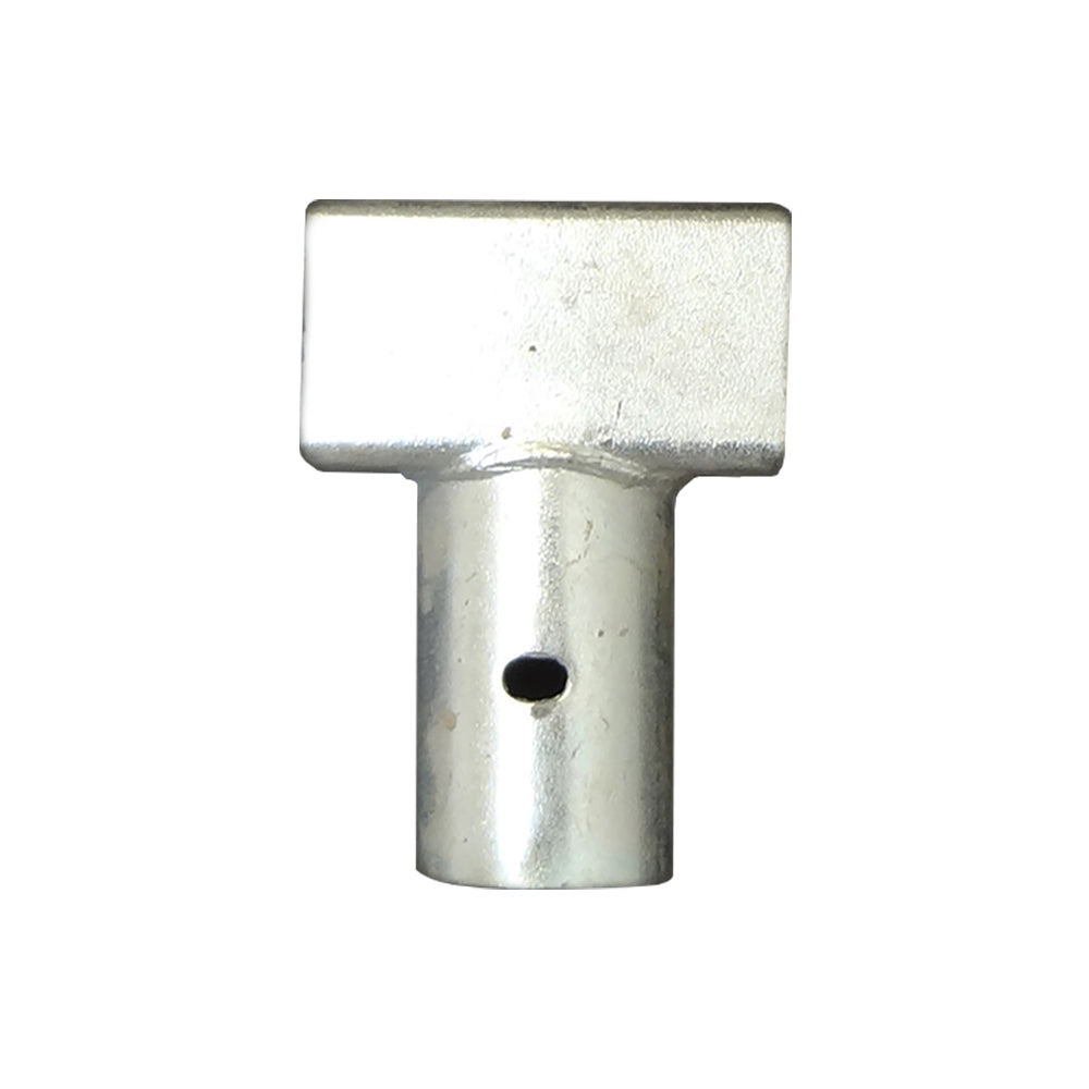 Small-sized T-joint intended for 8-foot kids trampolines.