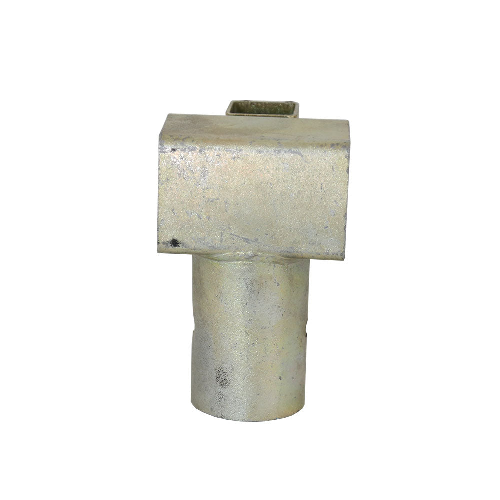 Replacement T-socket for 8-foot by 14-foot trampoline.