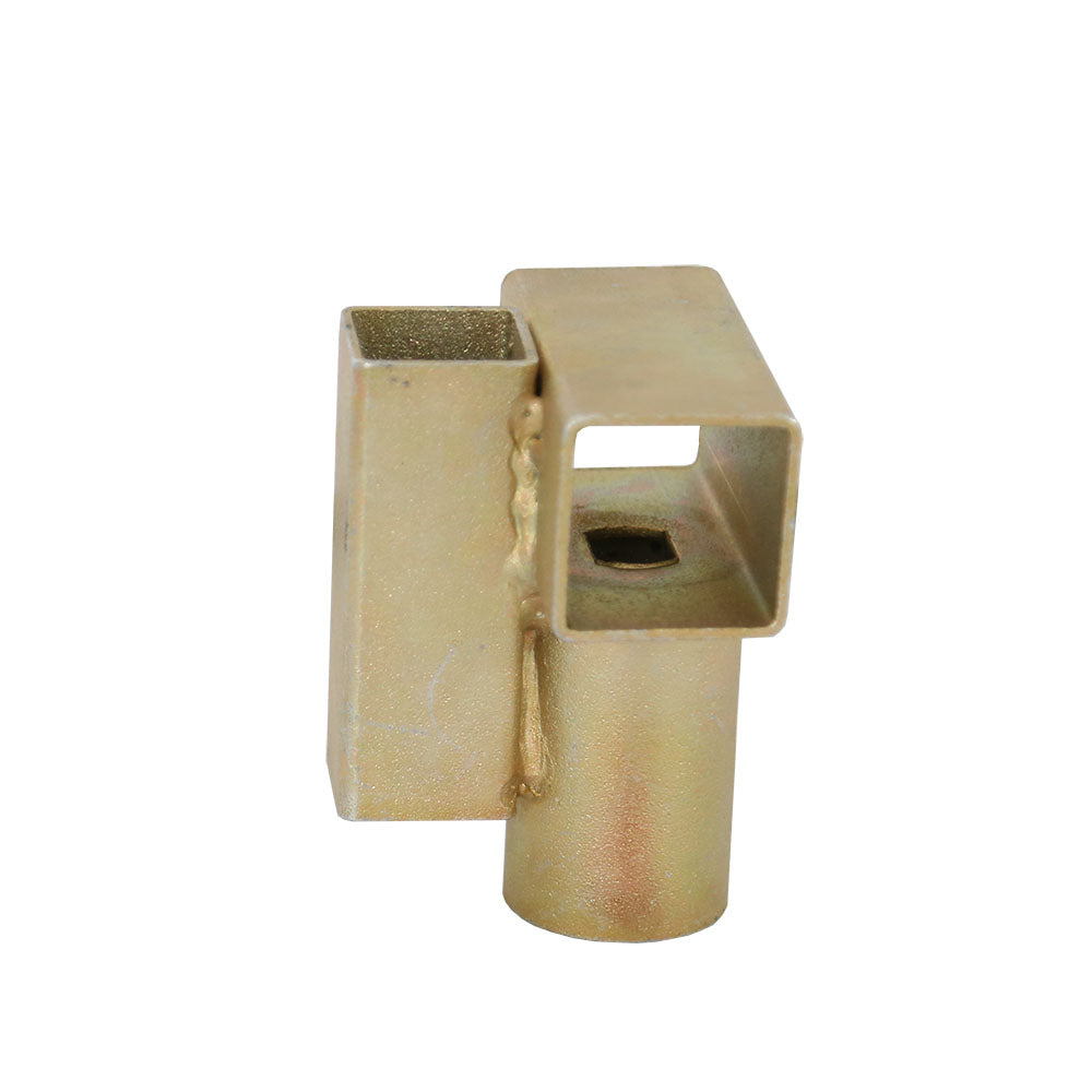T-socket turned to the side so you can see inside of it.