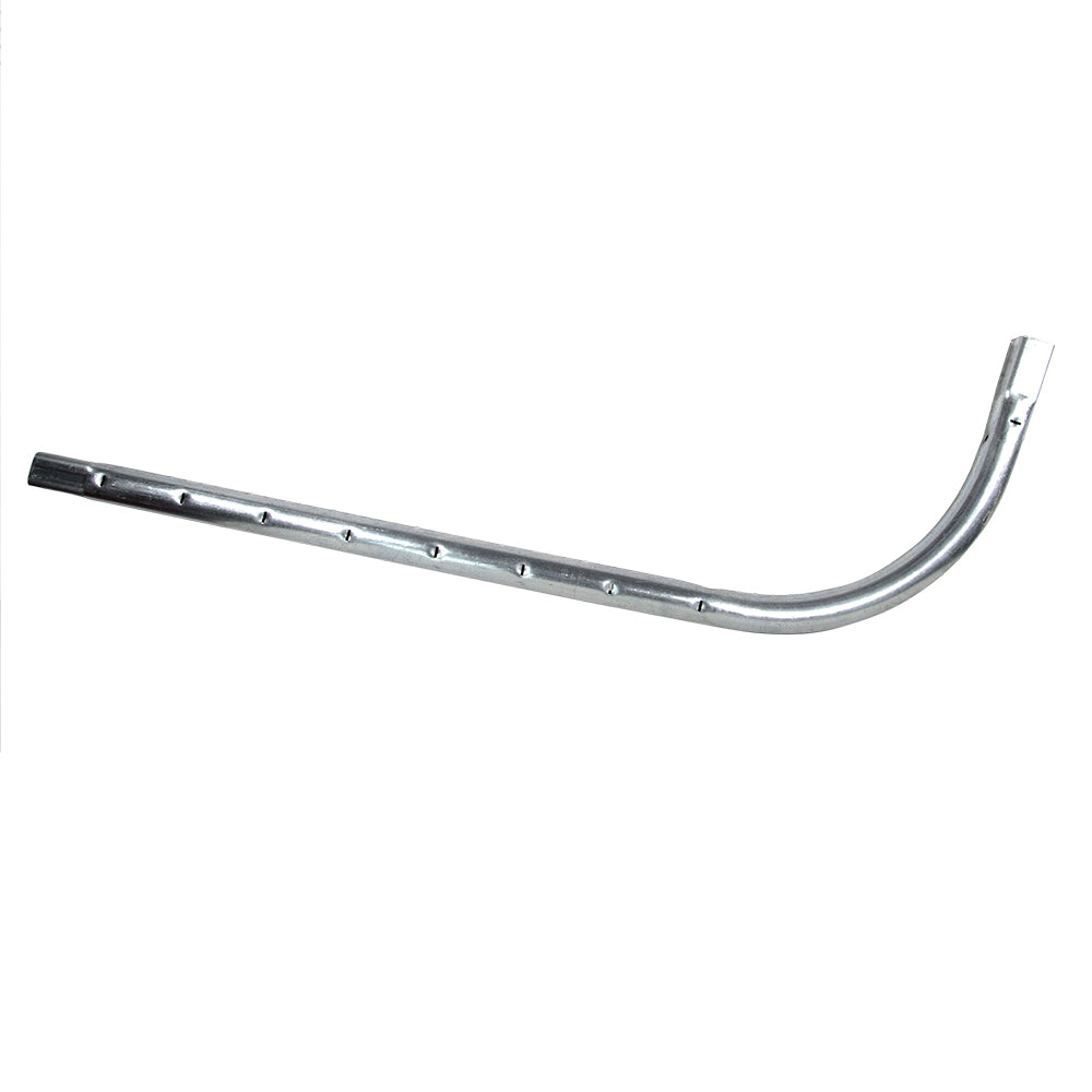 Main frame corner tube for 8-foot by 14-foot rectangle trampoline.