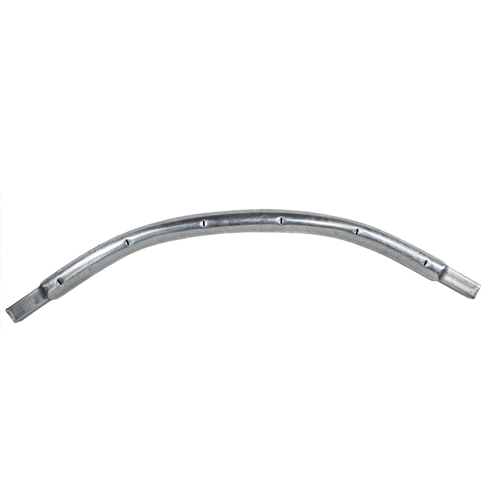 Main frame corner tube forms the corner of a 15-foot square trampoline.