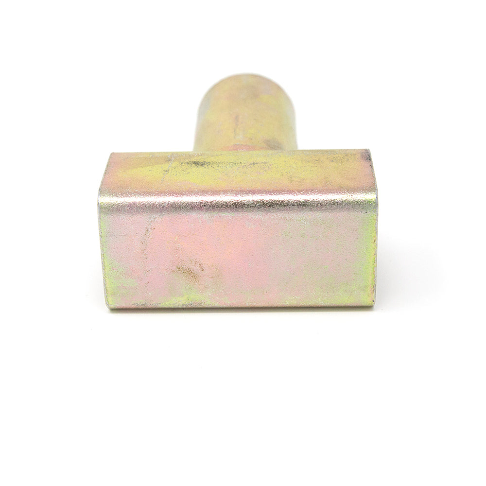 Galvanized steel T-joint is rust resistant.