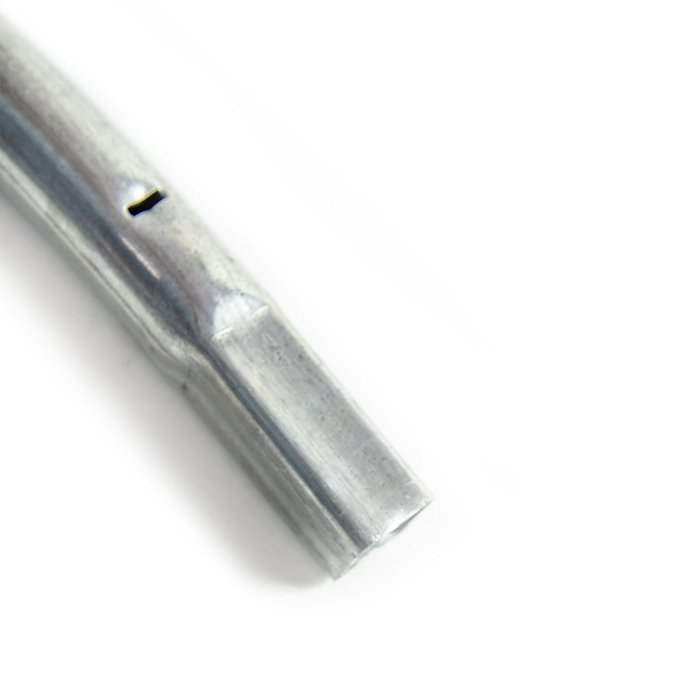 Main frame top tube has ends that are supposed to be inserted into other tubes.