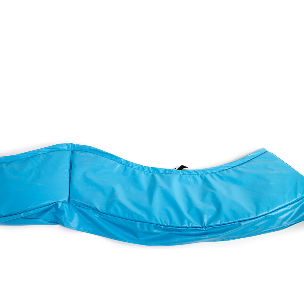 The spring pad comes in a unique shape to fit the 11-foot cloud trampoline.