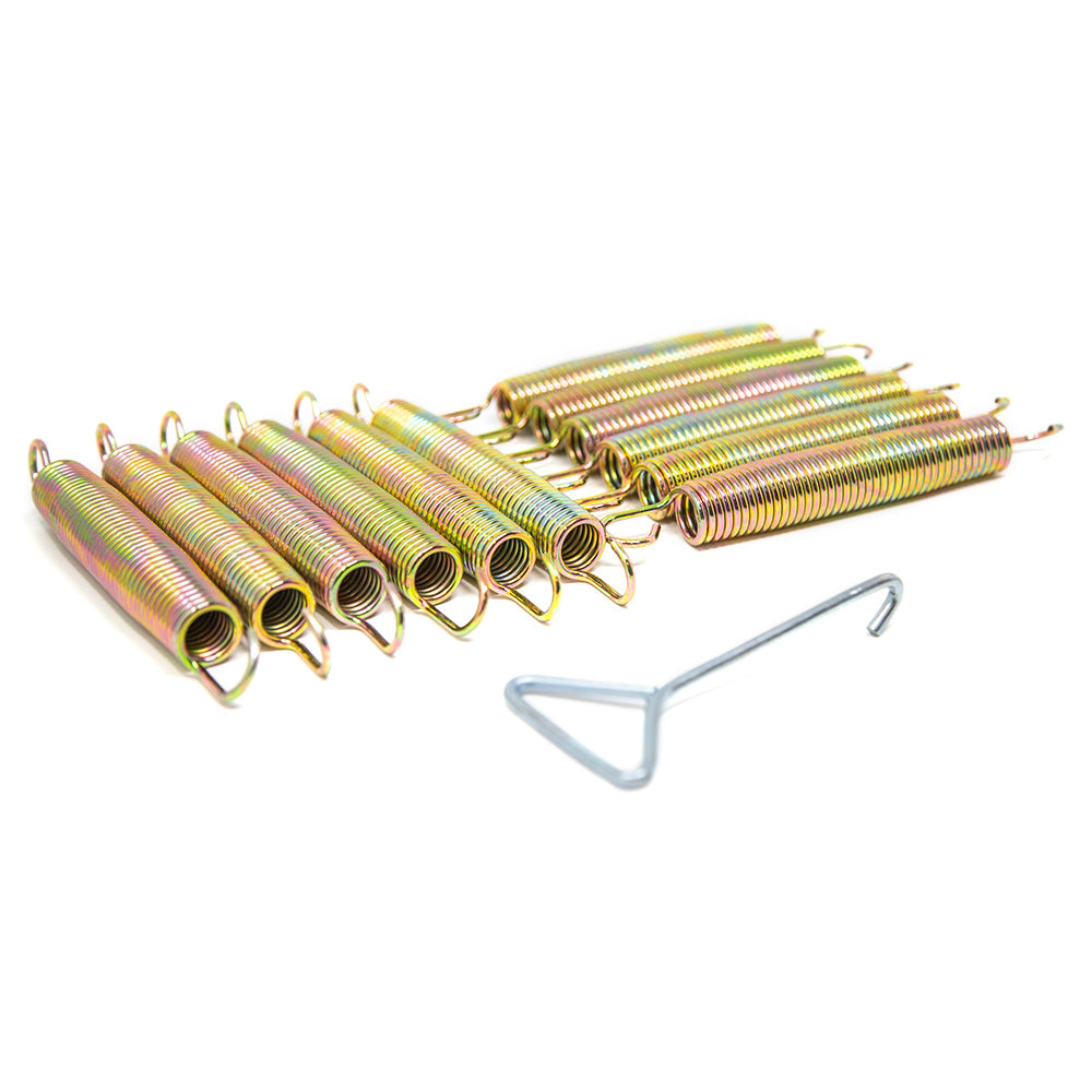 Shiny springs are 7.5 inches long.