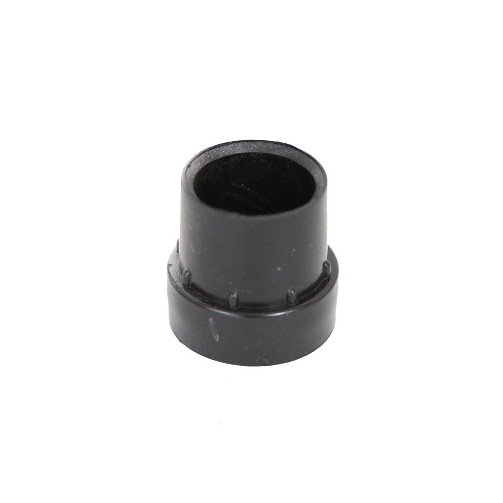 Round, black cap to go on the bottom of the mini trampoline legs.