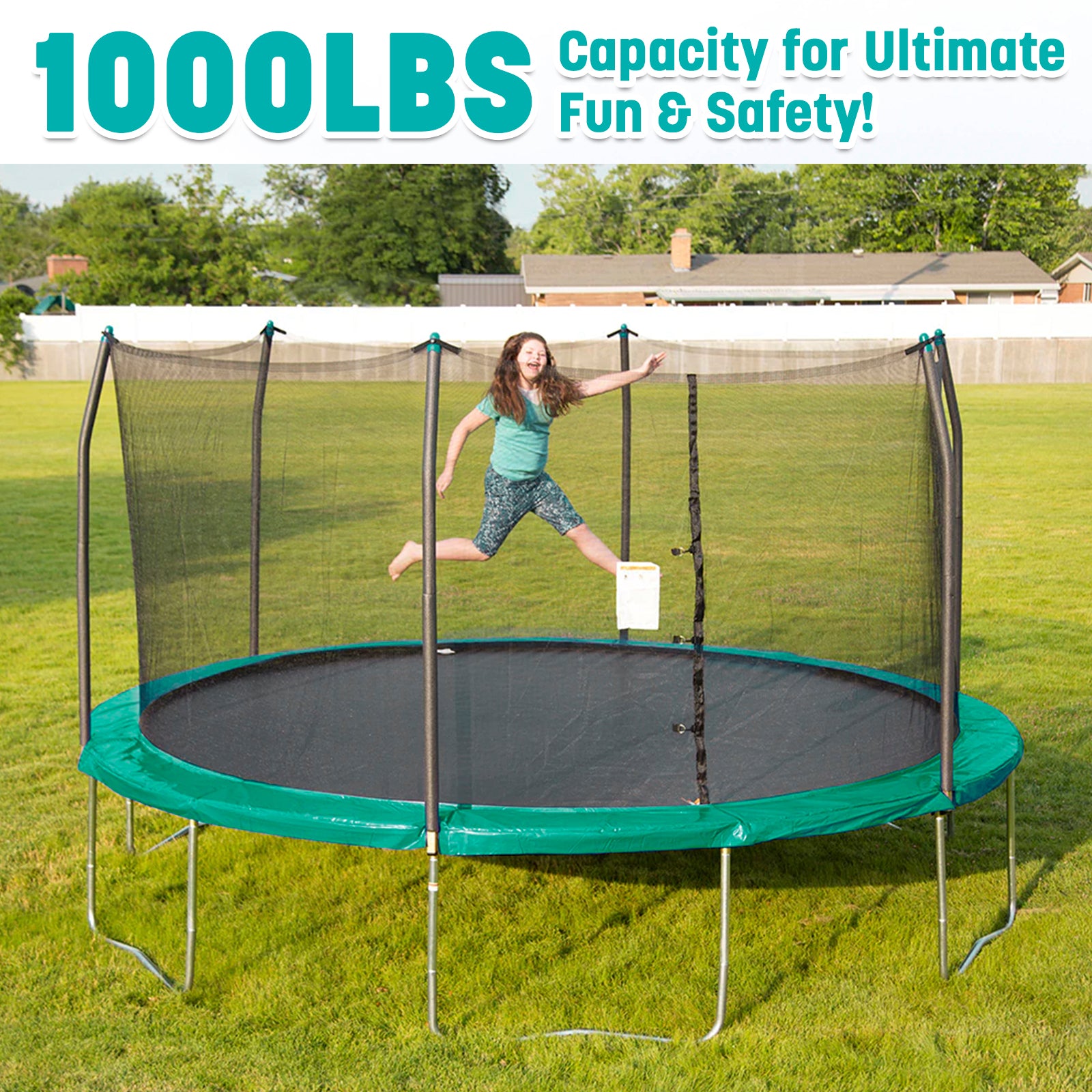GOPLUS Opvouwbare trampoline, diameter 97 cm, kindertrampoline, inklapbaar, tot 150 kg belastbaar, fitness trampoline met antislip voeten, tuintrampoline voor kinderen, binnen, grijs GOPLUS Opvouwbare trampoline, diameter 97 cm, kindertrampoline, inklapbaar, tot 150 kg belastbaar, fitness trampoline met antislip voeten, tuintrampoline voor kinderen, binnen, grijs