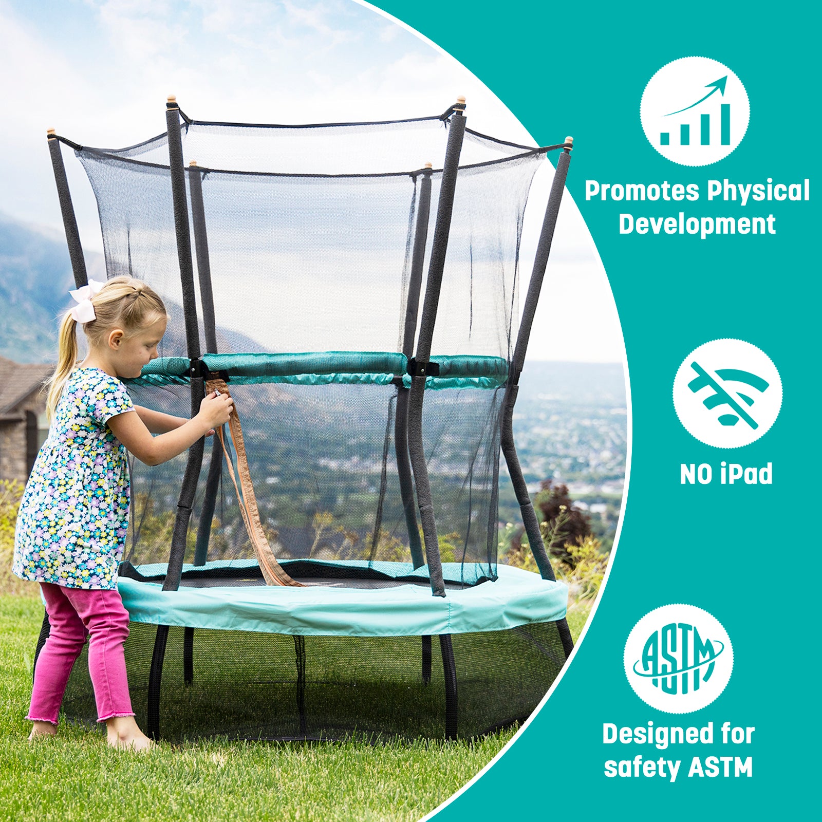 Skywalker Trampolines 48" Kanga Mini Trampoline for Kids