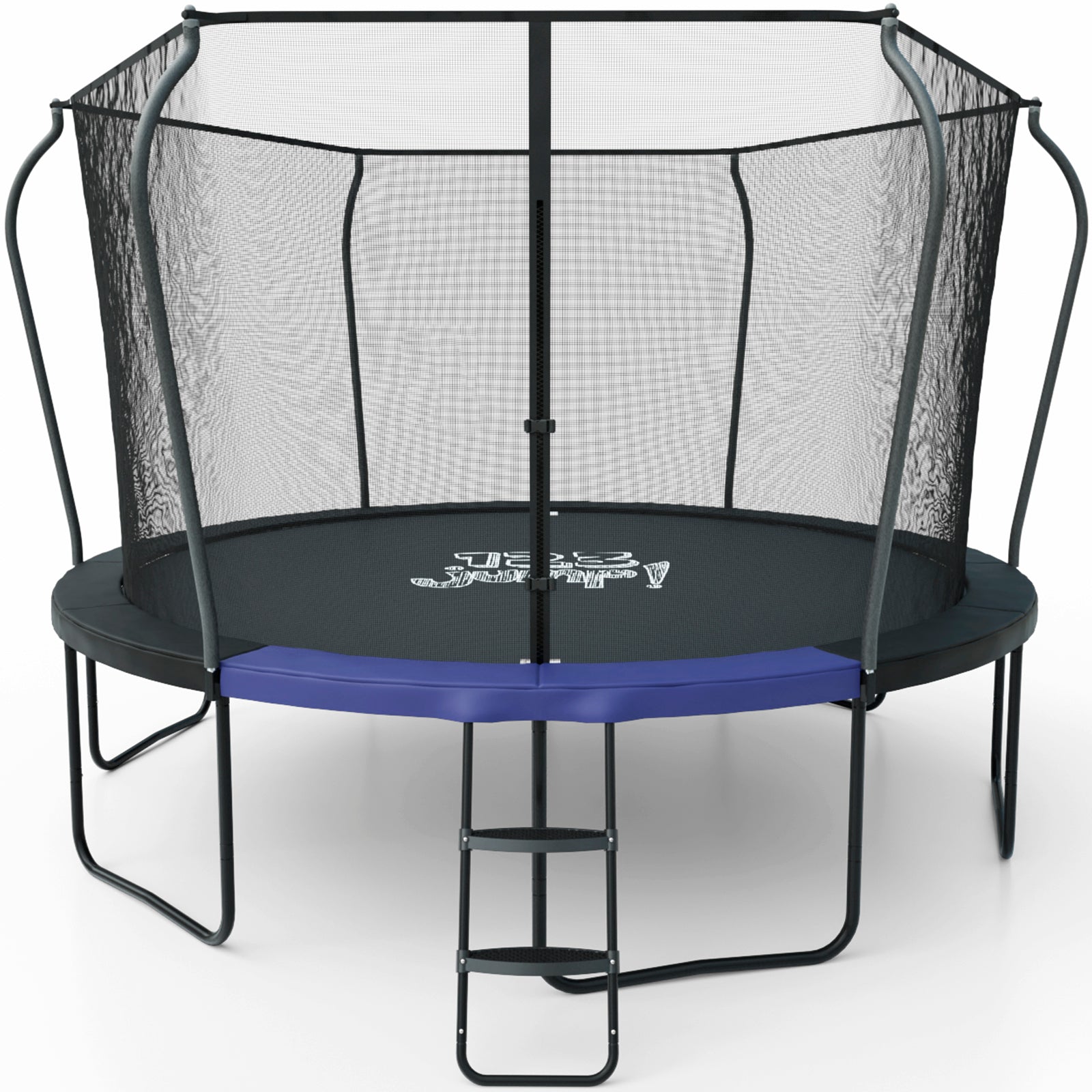 123Jump Round Trampoline with Ladder
