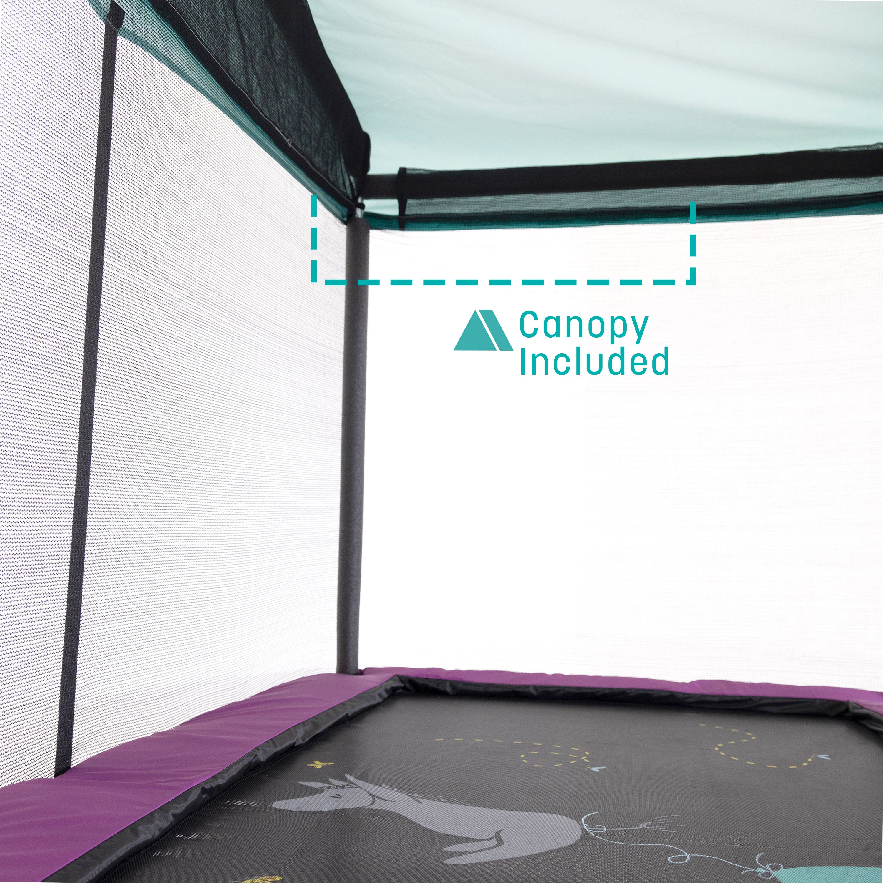 Skywalker Trampolines 6 x 4 Ft. Rectangle Eeyore Mini Trampoline for Kids