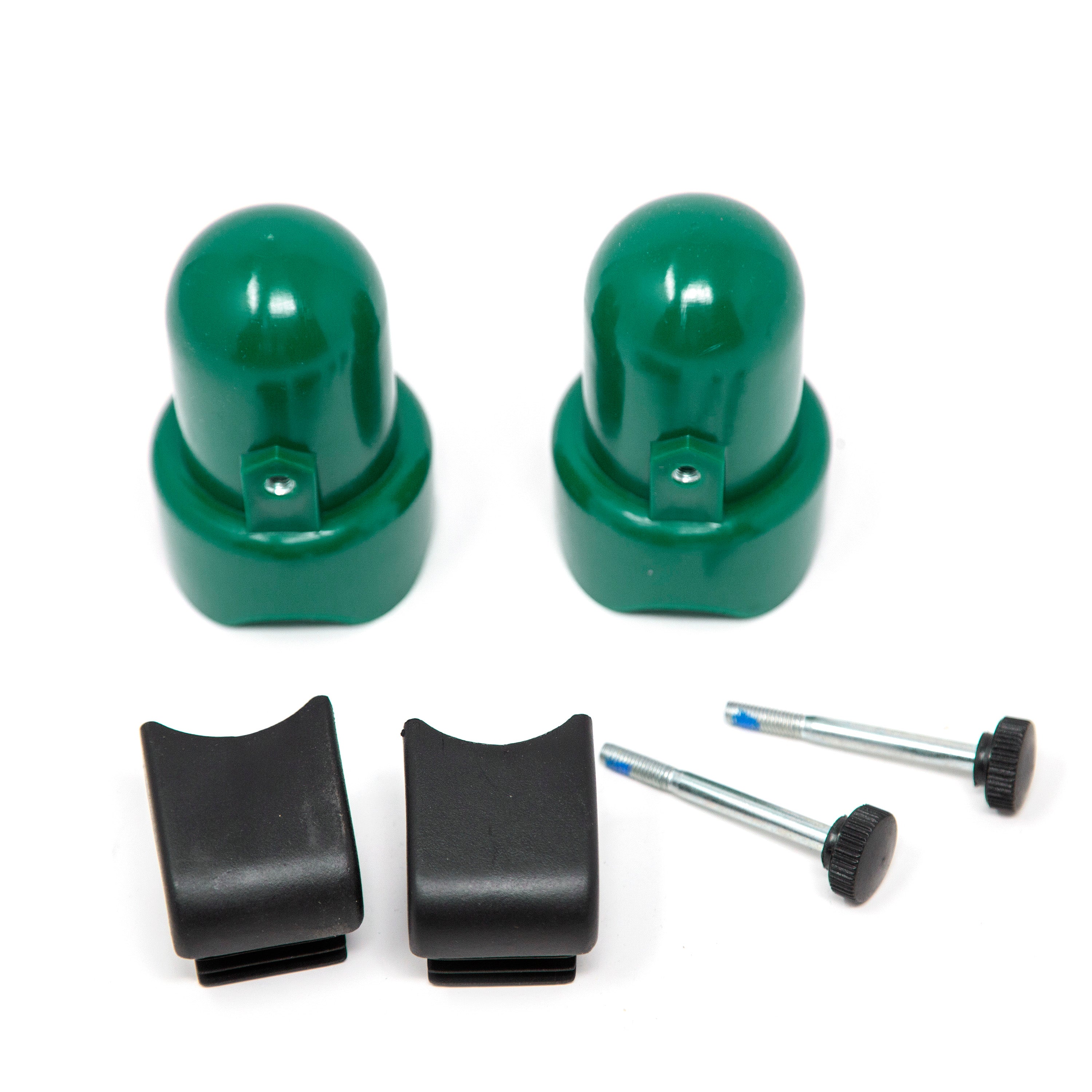 Large Green Pole Cap with Bolts and End Caps (set of 2) 8016, 1016, 8003