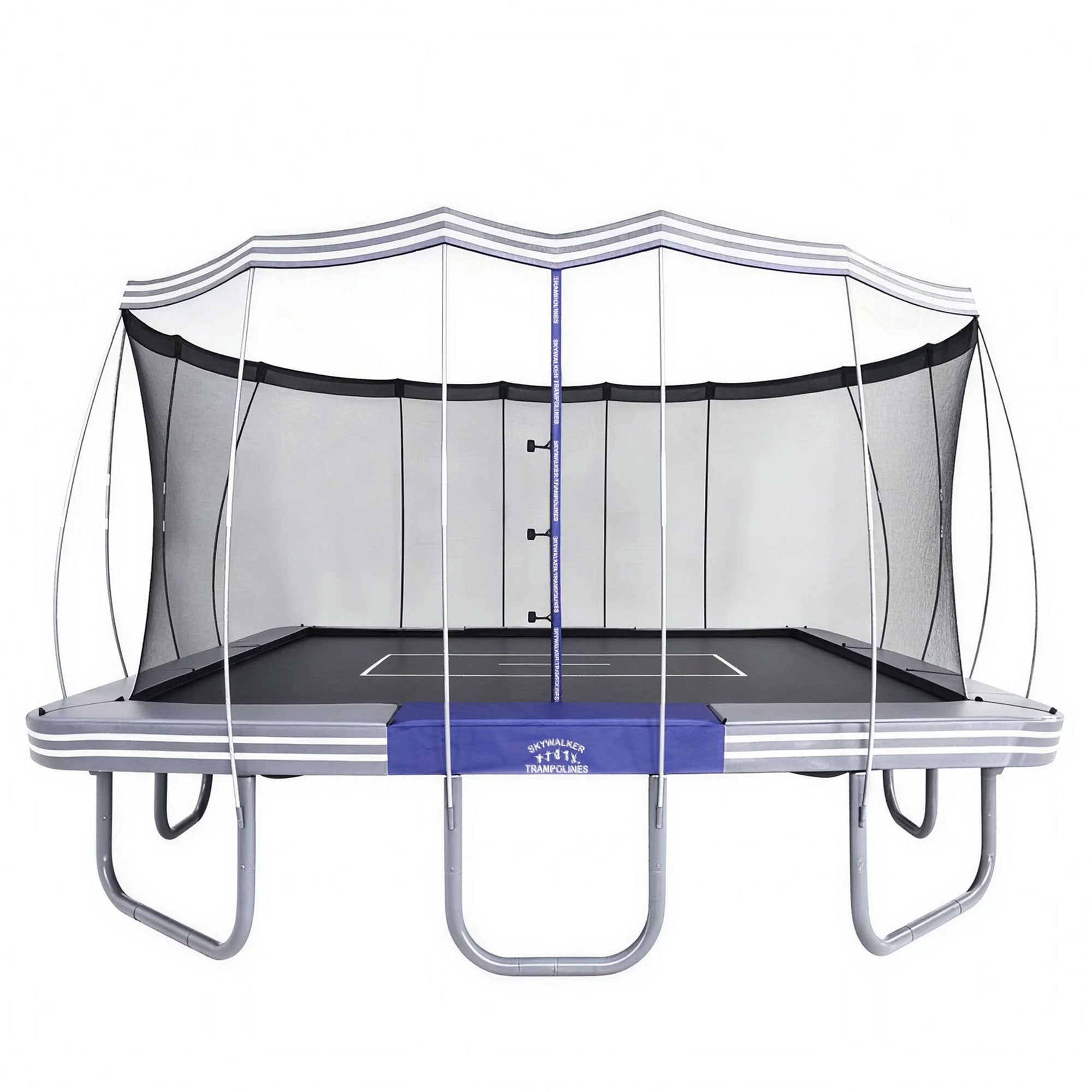 15' Premium Square Trampoline with Enclosure Net