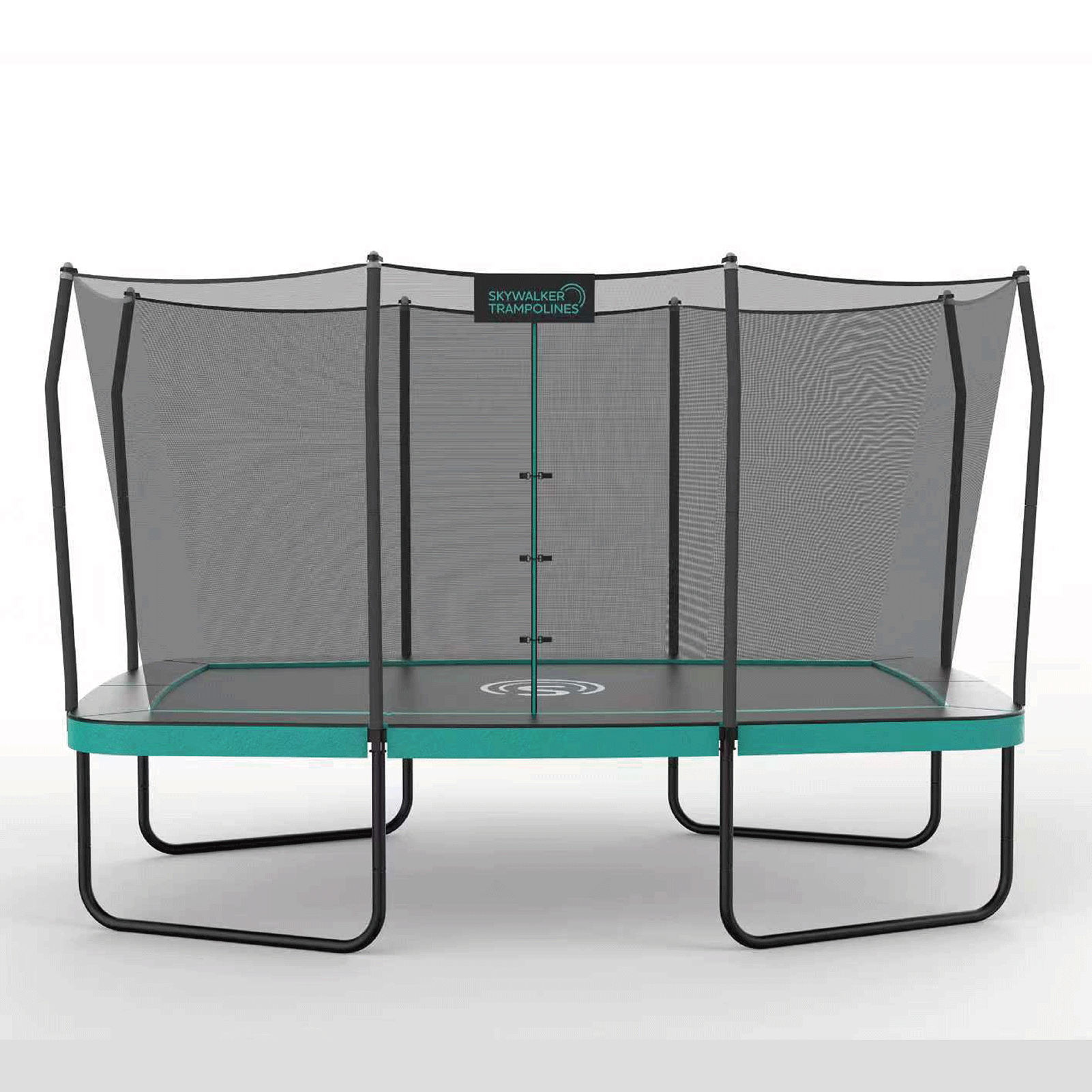 Signature Series 14'x8' Rectangle Outdoor Trampoline with Enclosure