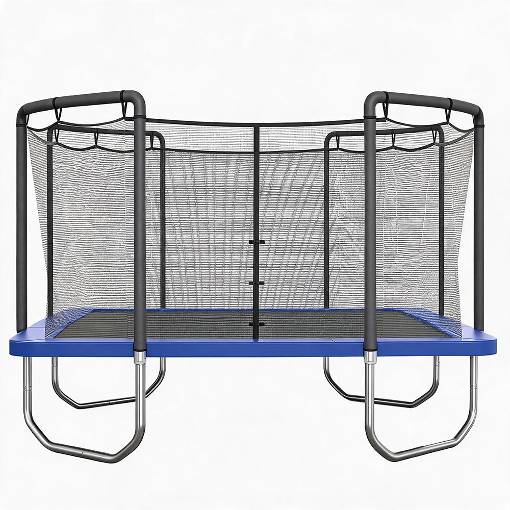 15' Square Trampoline - Blue