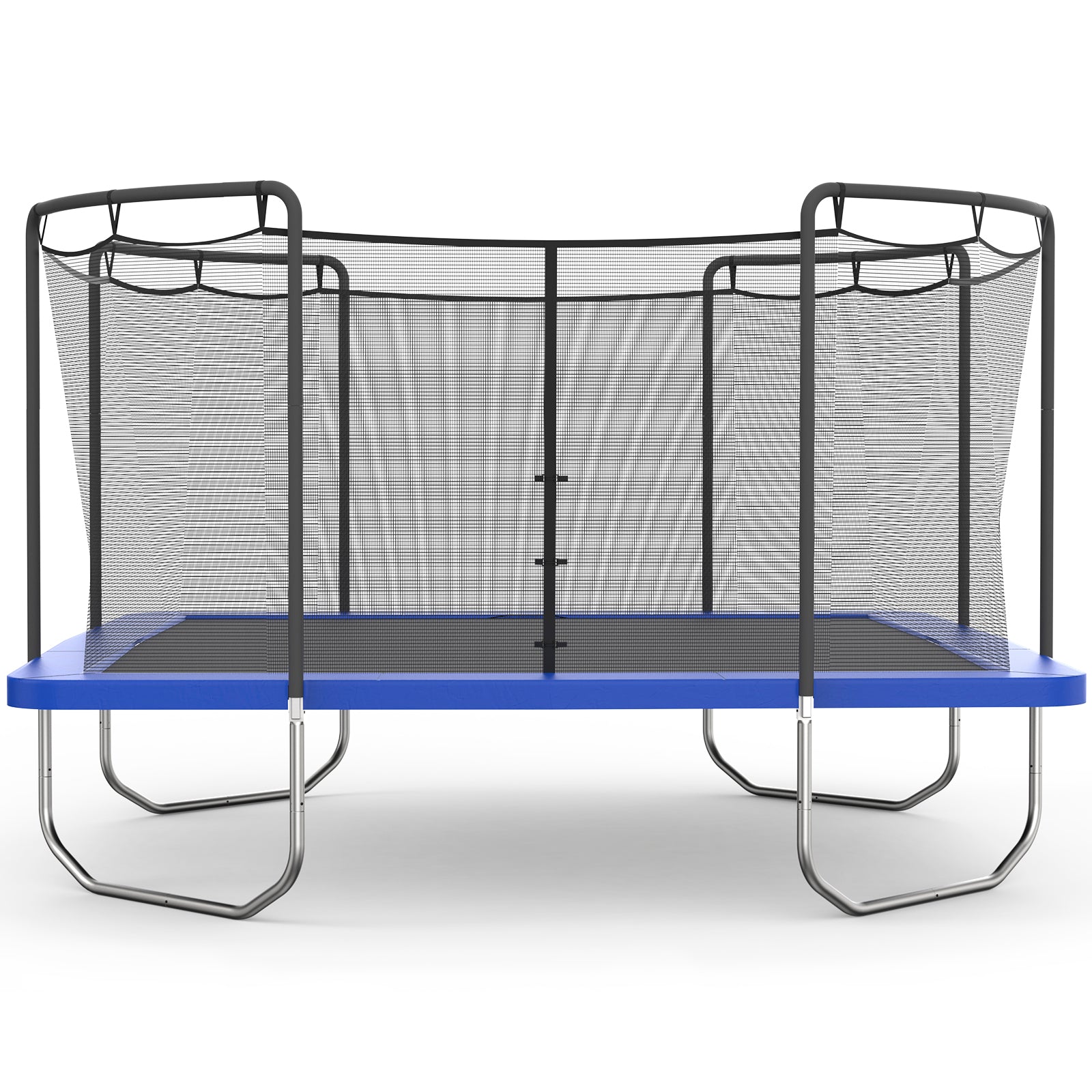 15' Square Trampoline - Blue