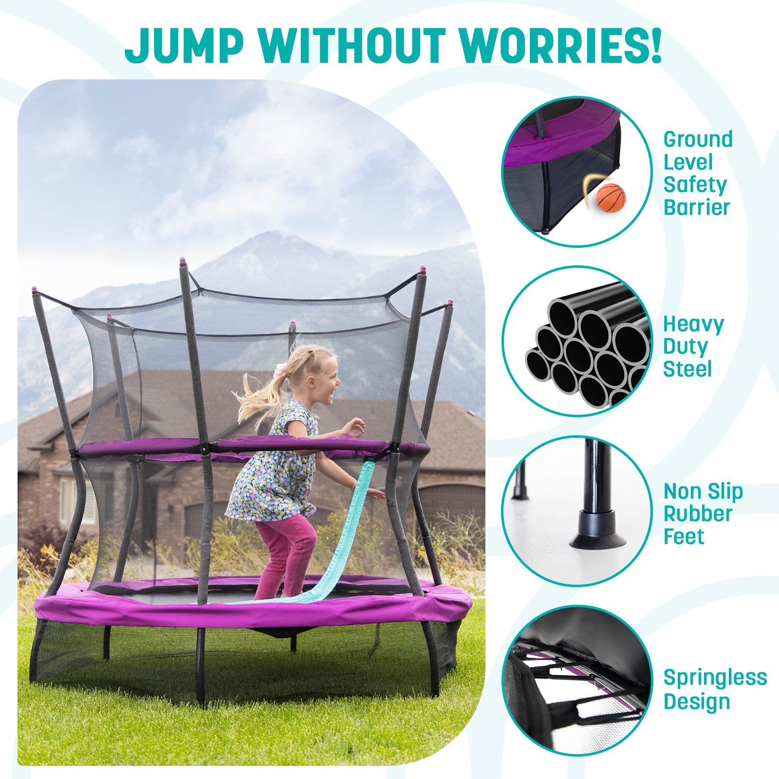 Skywalker Trampolines 60" Eeyore Mini Trampoline for Kids