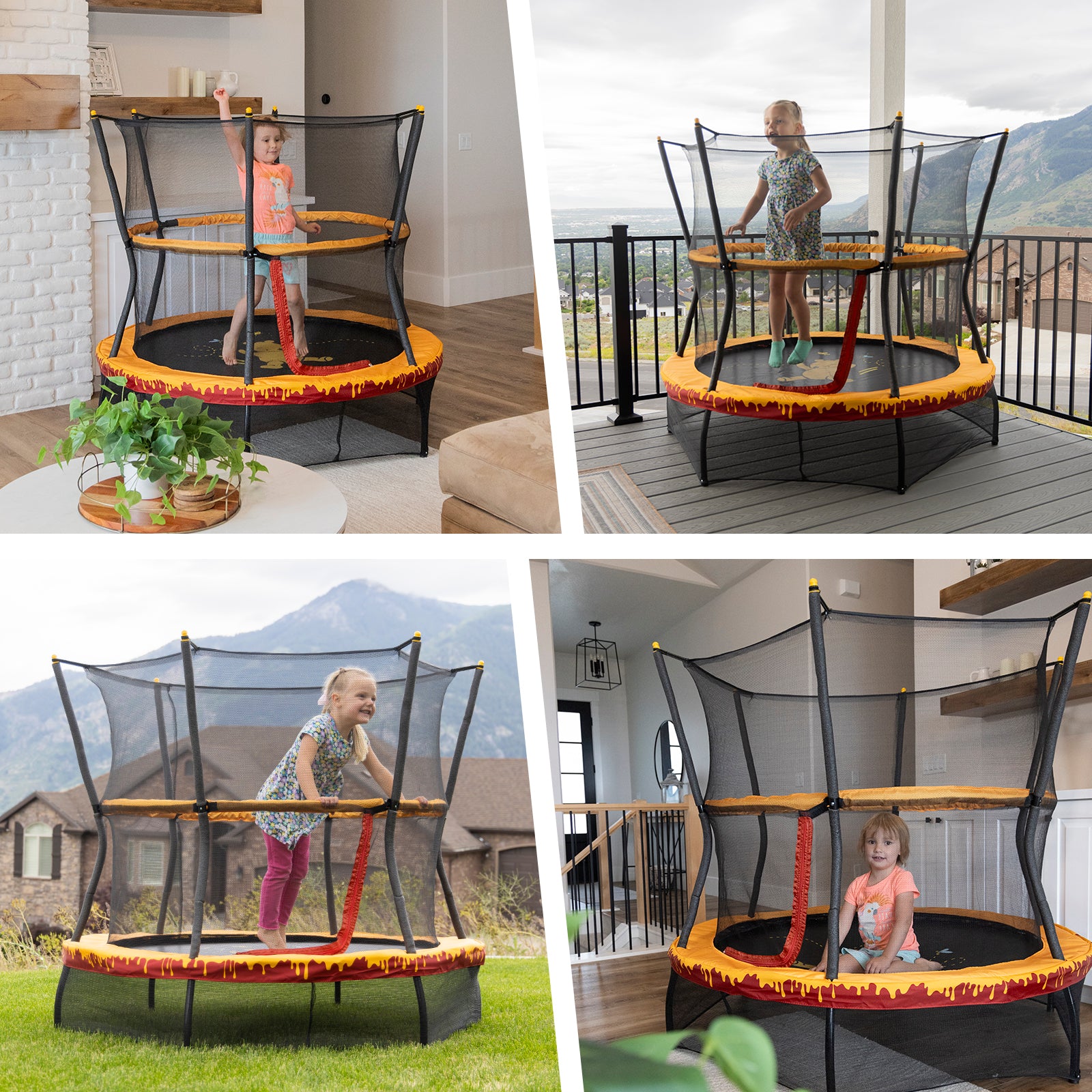 Skywalker Trampolines 60in Winnie the Pooh Mini Trampoline for Kids