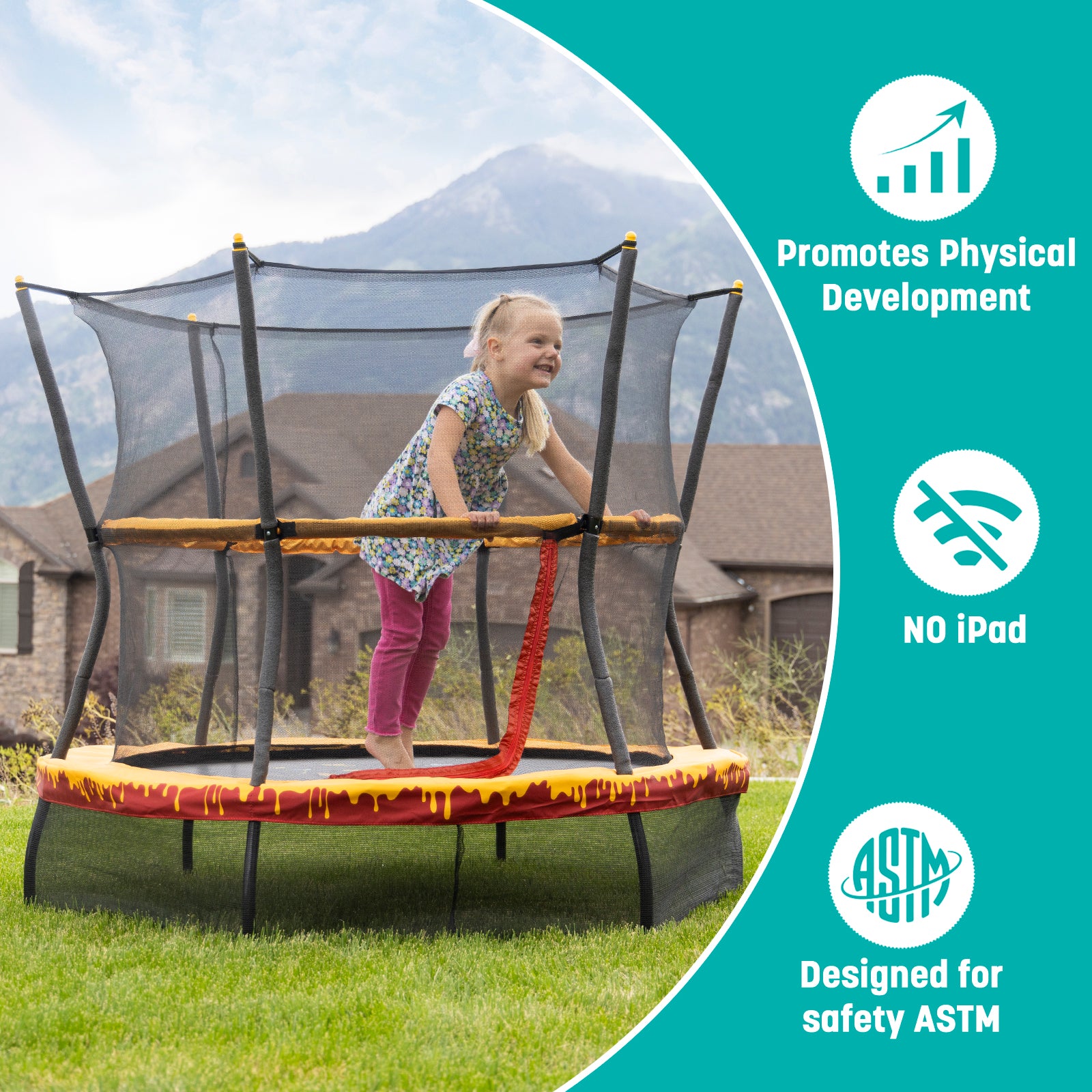 Skywalker Trampolines 60in Winnie the Pooh Mini Trampoline for Kids