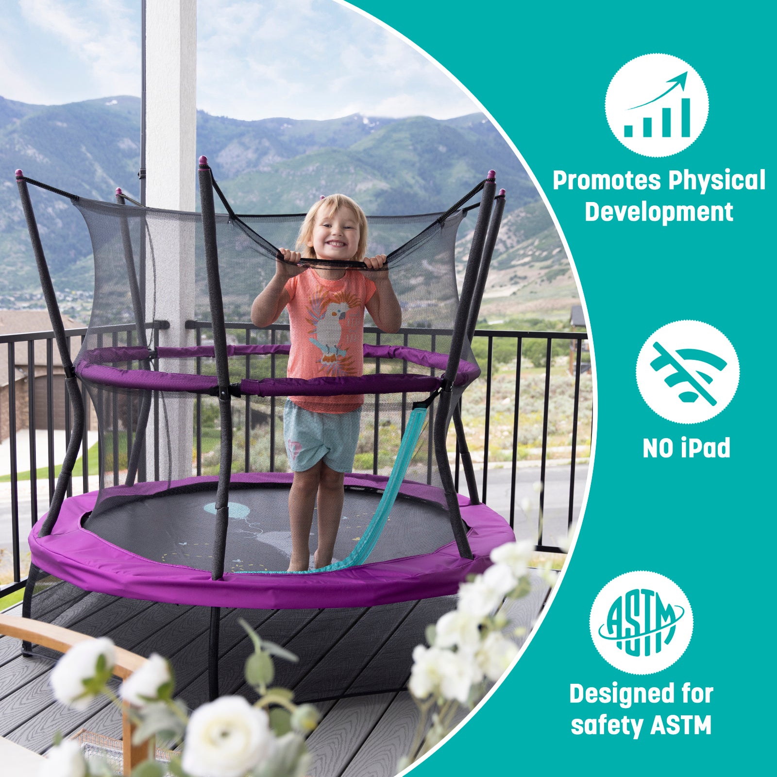 Skywalker Trampolines 60" Eeyore Mini Trampoline for Kids