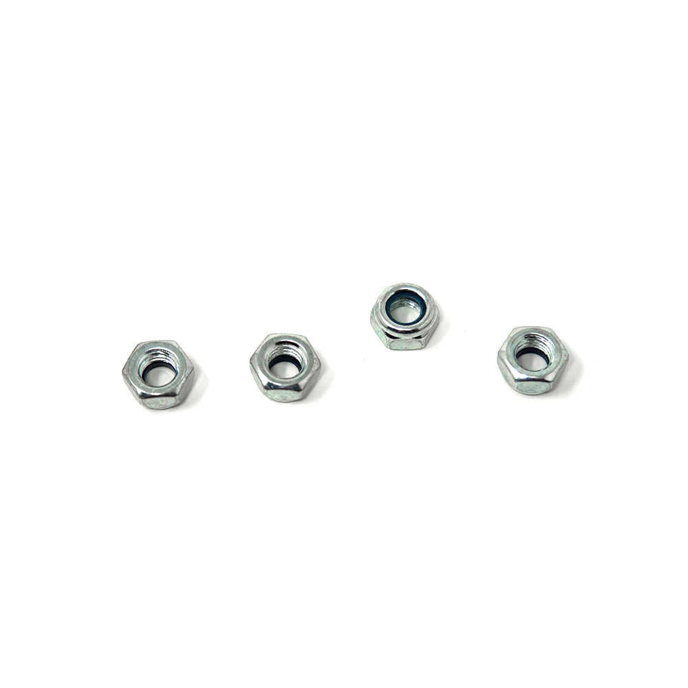 Lock nuts are sold in quantities of four. 