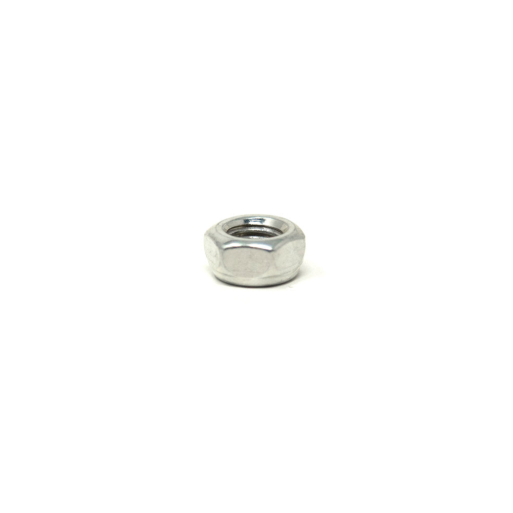 Lock nut laying on its side. 