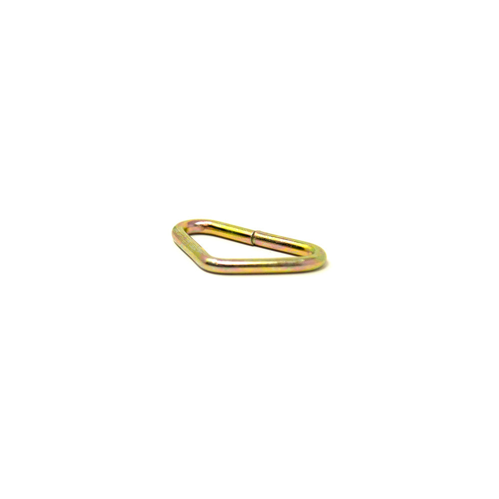 Golden-colored V-ring. 