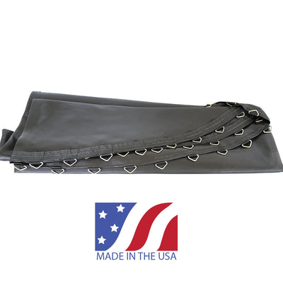 Polypropylene jump mat with 72 V-rings that is made in the USA. 