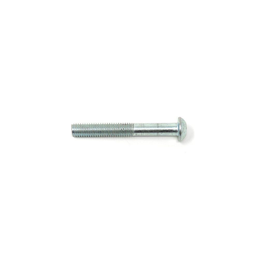 M8x60mm button bolt seen from the side. 